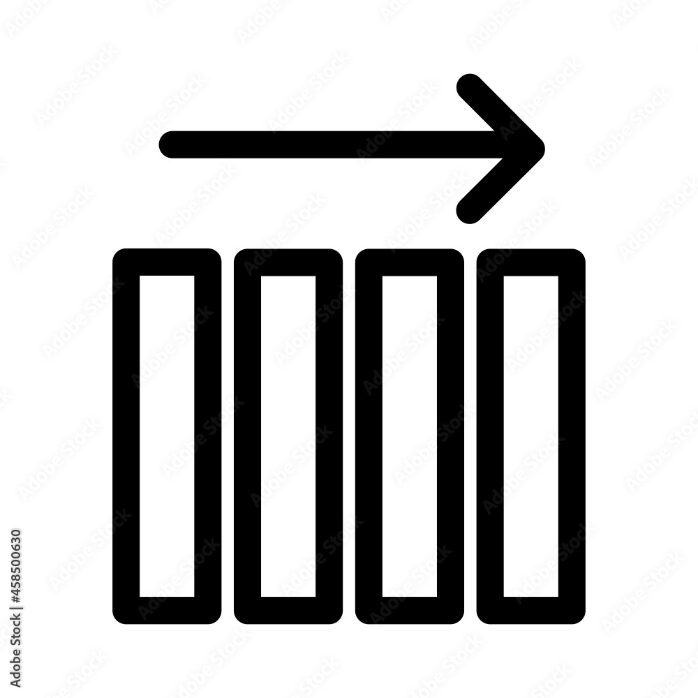Icon line business graphic office Icon line business graphic office