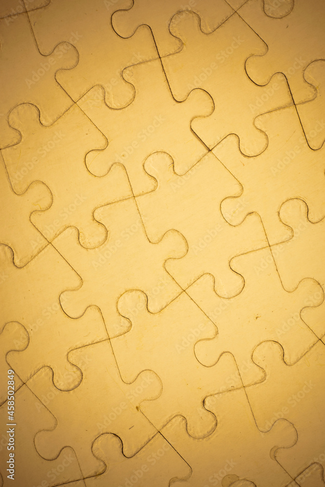 Brown Jigsaw puzzle background.