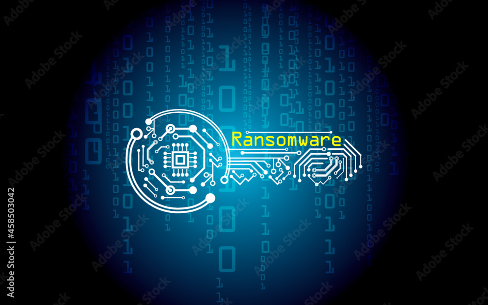 ransomware virus with padlock, encrypt key ransomware virus with padlock, encrypt key