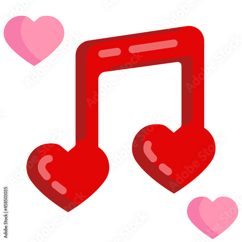 musical note flat icon