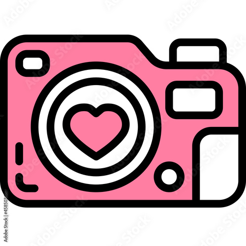 camera one color icon