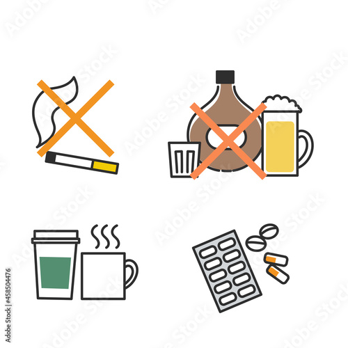 摂る時に気をつけるべきもののアイコン