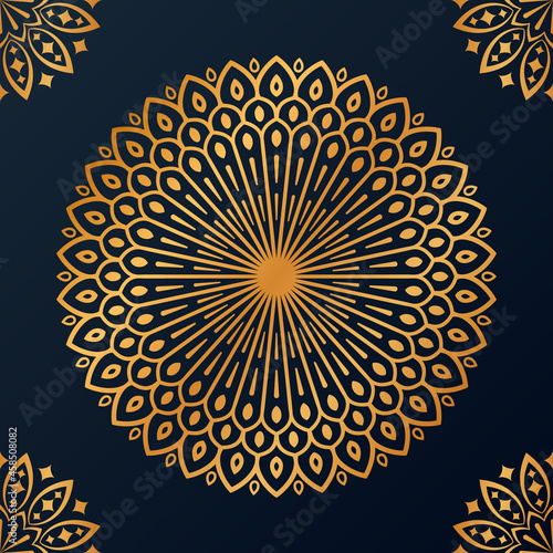 Luxury ornamental mandala design background