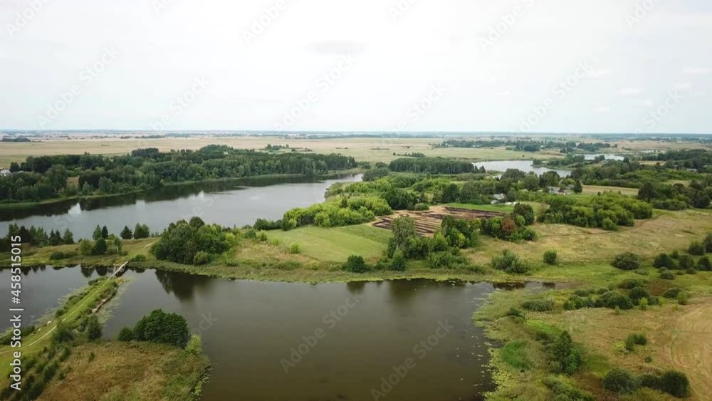 Bystraya river and Gory village
Bystraya river and Gory village