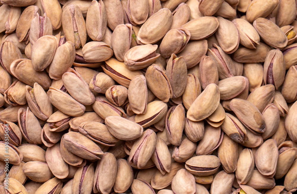 Pistachios (Antep Fistigi). Close up of organic pistachios in the market. Turkish bazaar. Healthy eating concept.