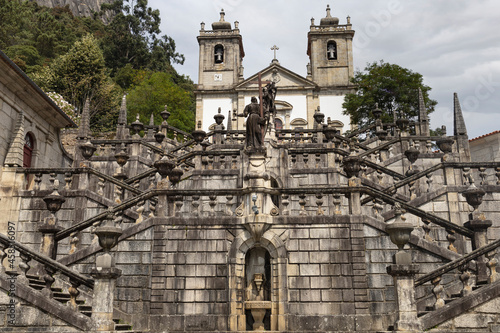 Sanctuary of Nossa Senhora da Peneda in Peneda Geres national park in Portugal 