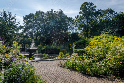 Old English Garden, Battersea Park, London, England, UK