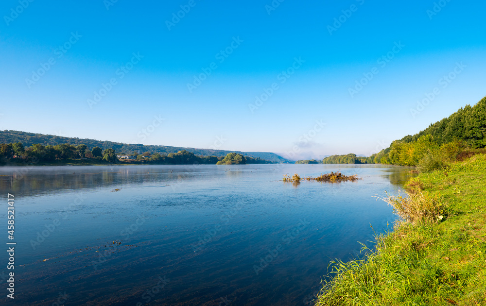 Fototapeta premium early morning over the Dniester river