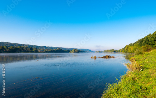 early morning over the Dniester river