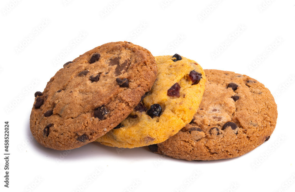 cookies with chocolate isolated cookies with chocolate isolated