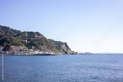 千葉県の観光地：海と対岸の山