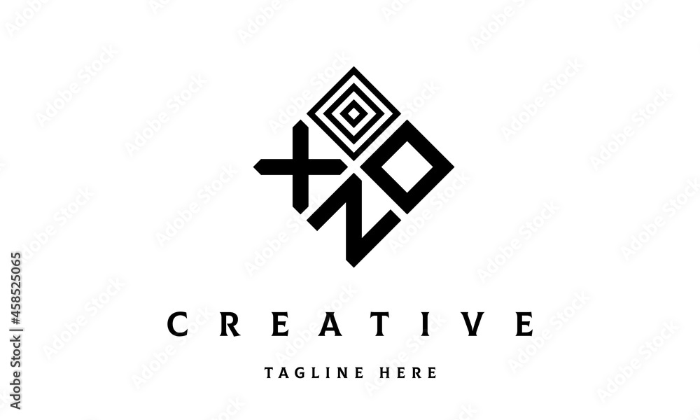 XON square three latter logo vector XON square three latter logo vector