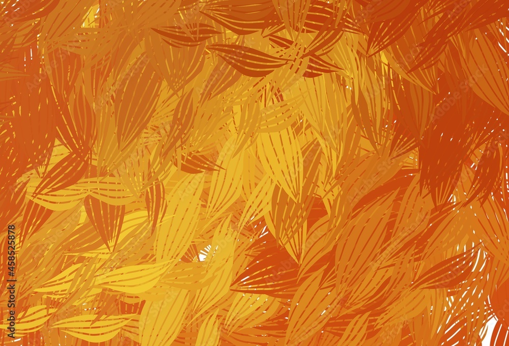 Light Orange vector pattern with random forms. Light Orange vector pattern with random forms.