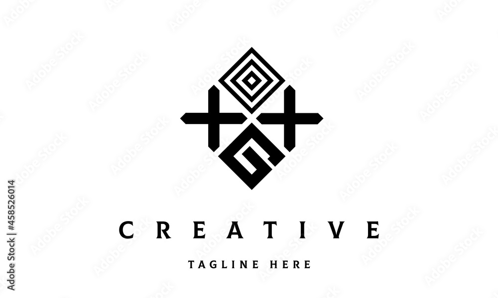 XXG square three latter logo vector XXG square three latter logo vector