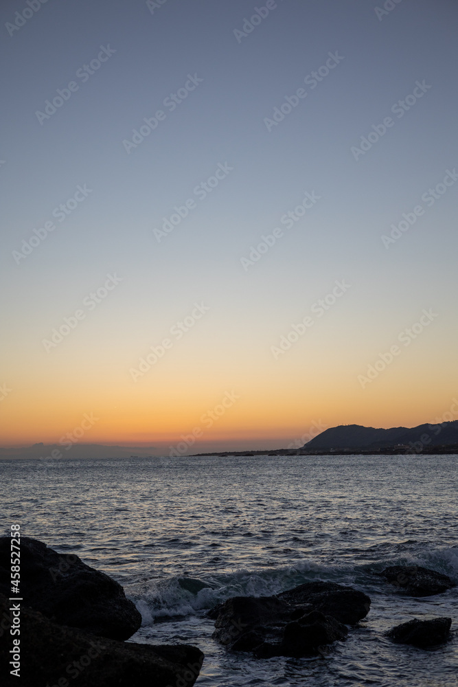 Fototapeta premium 野崎島公園の夕日