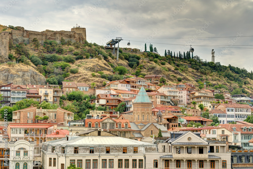 Tbilisi Old Town, Georgia, HDR Image