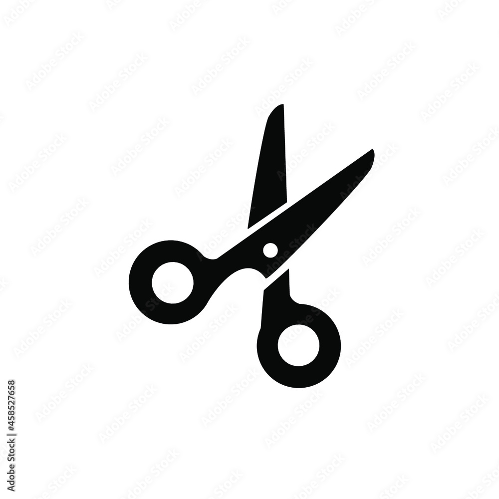Scissors cut line icons set. Scissors cut line pack symbol vector elements for infographic web Scissors cut line icons set. Scissors cut line pack symbol vector elements for infographic web