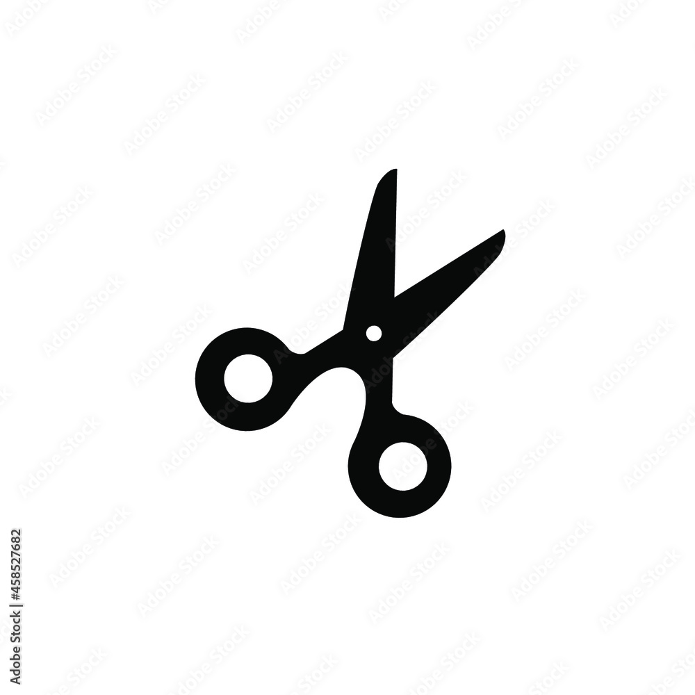 Scissors cut line icons set. Scissors cut line pack symbol vector elements for infographic web Scissors cut line icons set. Scissors cut line pack symbol vector elements for infographic web