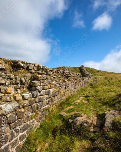 Hadrians Wall in Northumberland  UK
