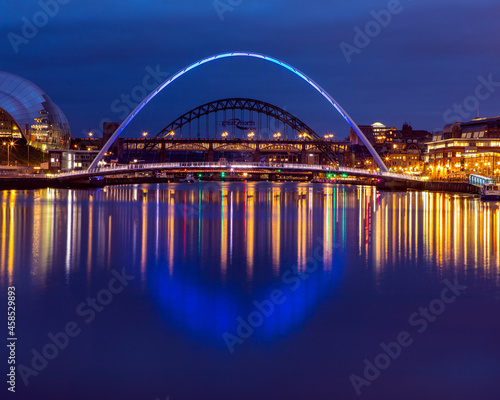 Quayside in Newcastle upon Tyne, UK