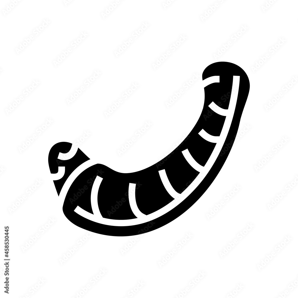 neck chicken glyph icon vector. neck chicken sign. isolated contour symbol black illustration neck chicken glyph icon vector. neck chicken sign. isolated contour symbol black illustration