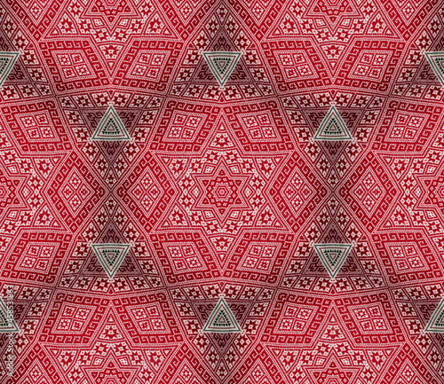 Seamless kaleidoscope or endless pattern for ceramic tile, wallpaper, linoleum, textile, web page background used.