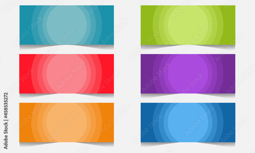 Fototapeta premium Abstract banner design template and banner background