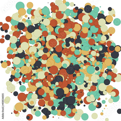 Colorful Universe Distribution Computational Generative Art background illustration