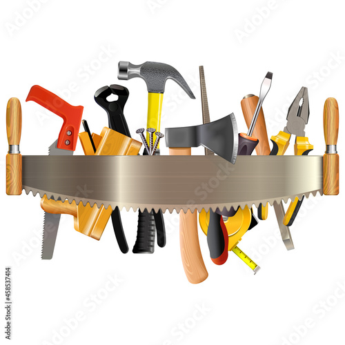 Vector Tools with Hand Saw