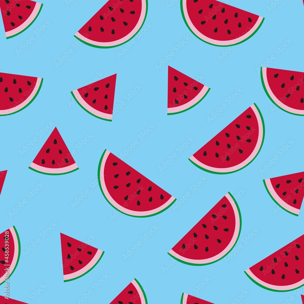 vector print of watermelons. seamless print of watermelons for clothing or print vector print of watermelons. seamless print of watermelons for clothing or print