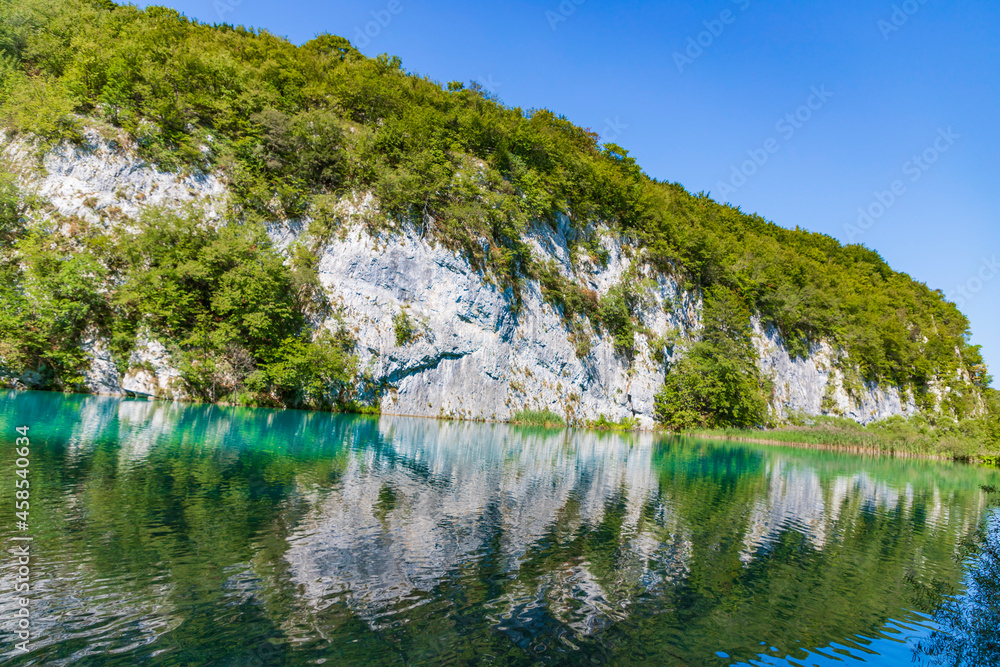 Fototapeta premium plitvička jezera - plitvice lakes national park - hd wallpaper - Croatia