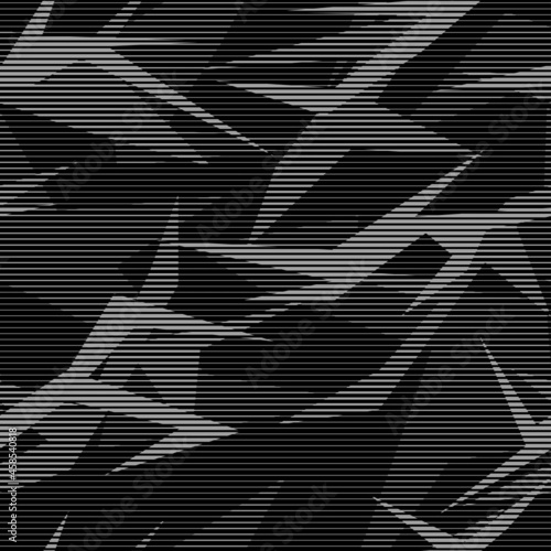 grey modern military vector camouflage print, seamless pattern for clothing headband or print. camouflage from pols