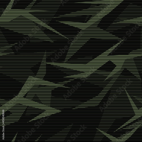 green modern military vector camouflage print, seamless pattern for clothing headband or print. camouflage from pols
