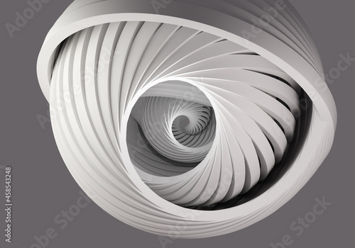 White-gray geometric abstra...