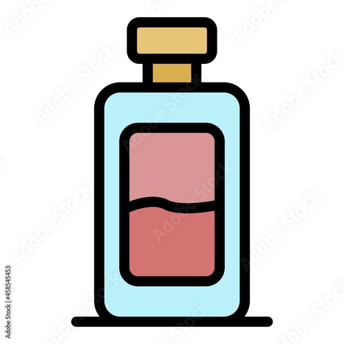 Marine deodorant icon. Outline marine deodorant vector icon color flat isolated
