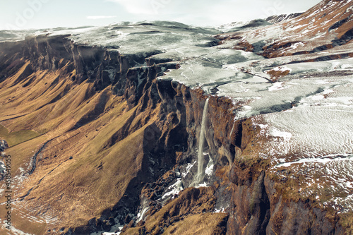 Foss a Sidu Waterfall in Iceland