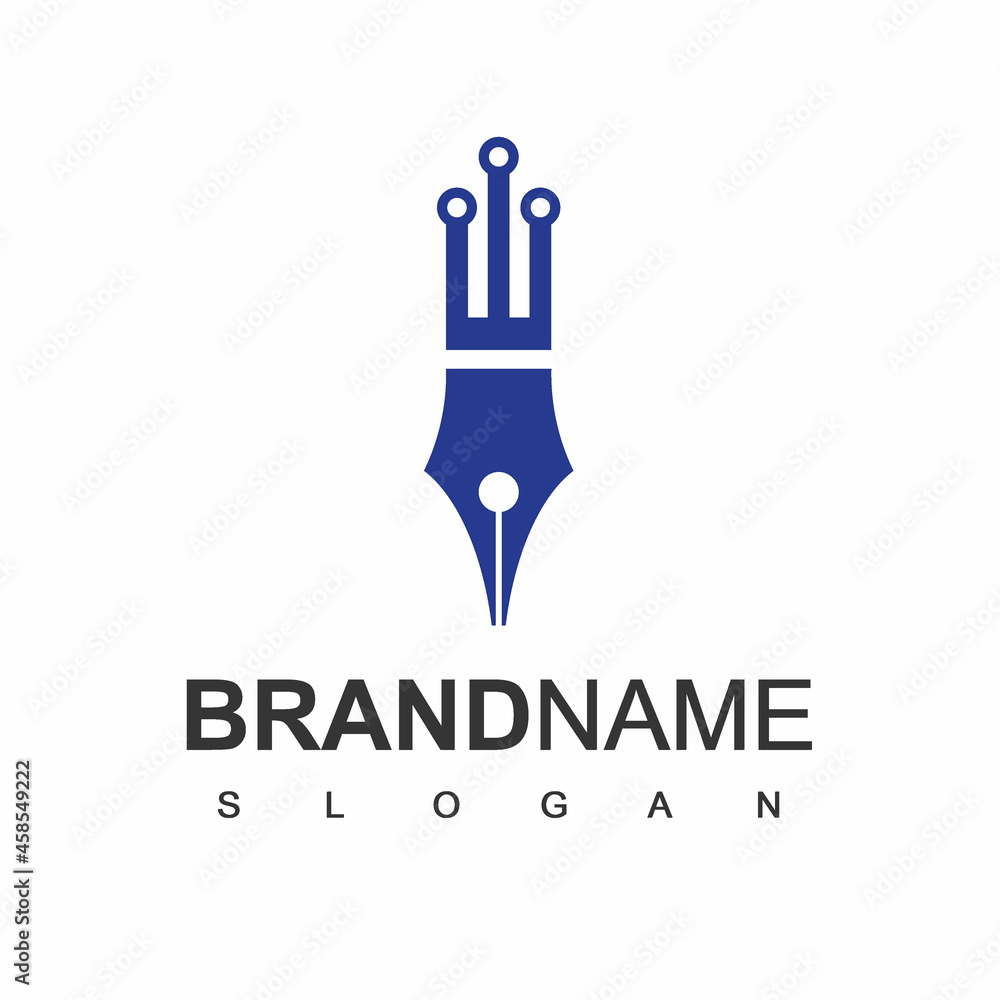 Pen Logo Design Template Pen Logo Design Template