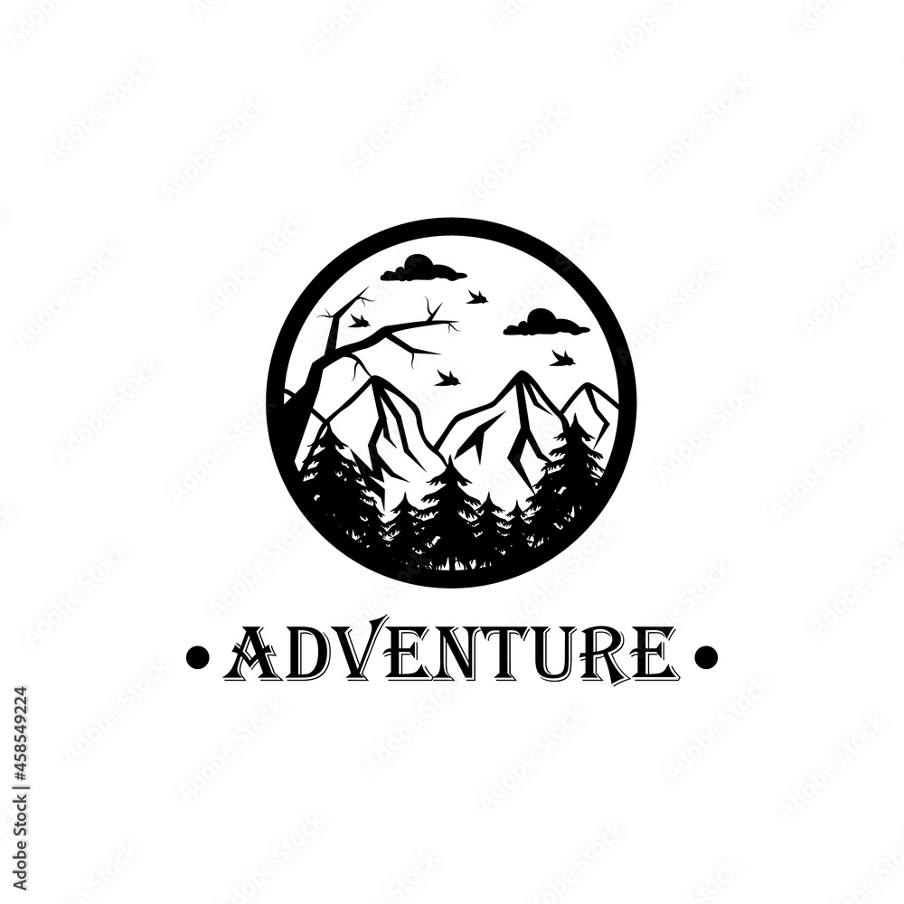 vector mountain logo for you vector mountain logo for you