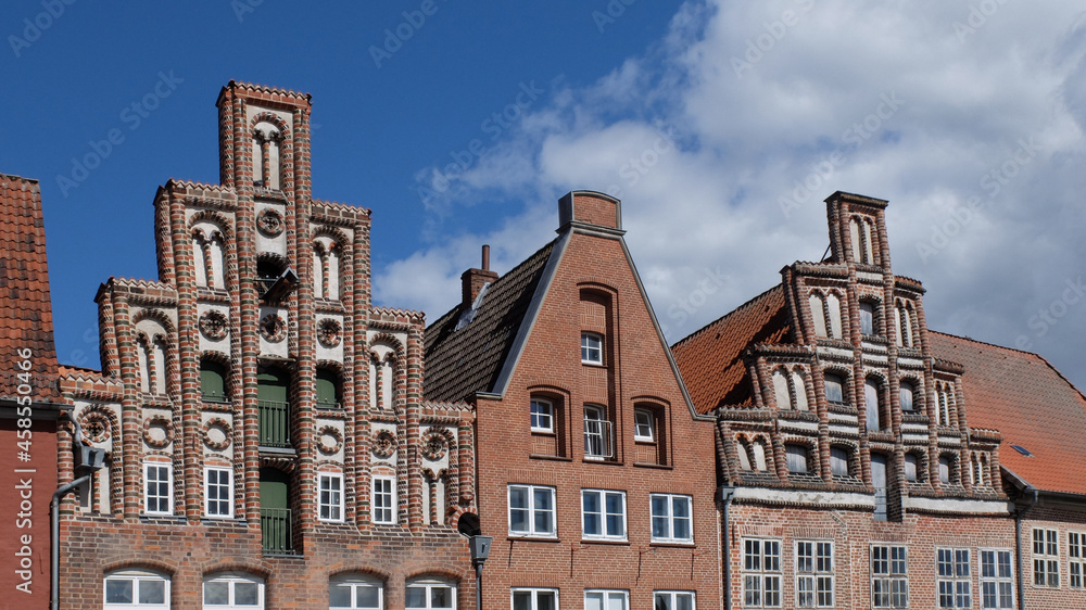 Fototapeta premium Fassaden in Lüneb urg 2