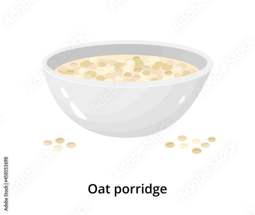Oat porridge.