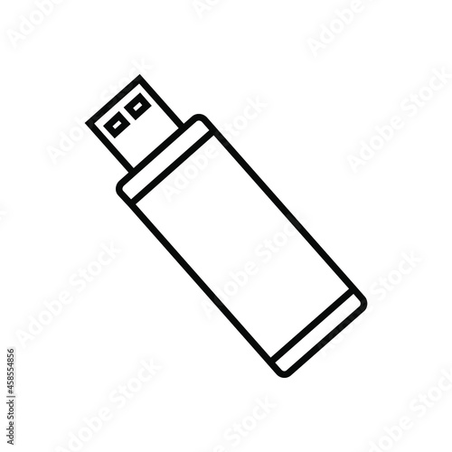 Usb icon vector. flash drive illustration sign. storage symbol. Hard drive logo.