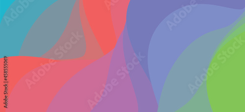 Attractive Bright Vibrant color blend pattern for baby products, preschool nursery, kids brand designs, playful fun backgrounds