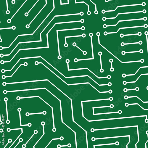 motherboard circuit background vector design