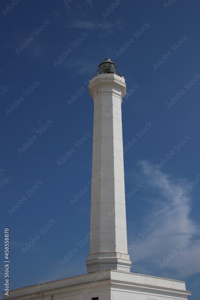 Italy, Salento: Lighthouse of Santa Maria of Leuca. Italy, Salento: Lighthouse of Santa Maria of Leuca.