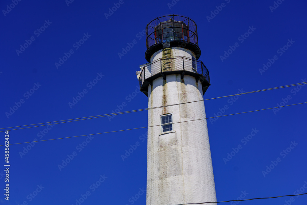 Close up of the Fenwick Island Lighthouse light Close up of the Fenwick Island Lighthouse light