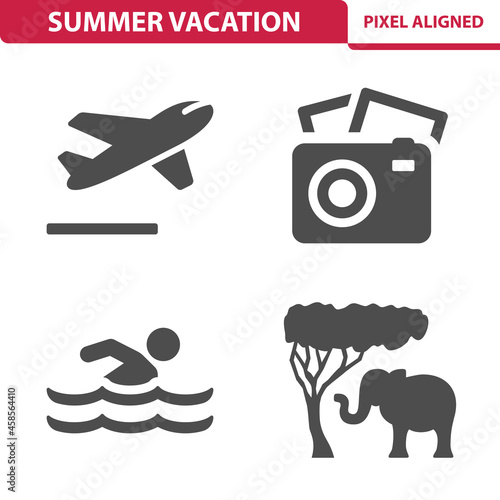 Summer Vacation, Tourism Icons