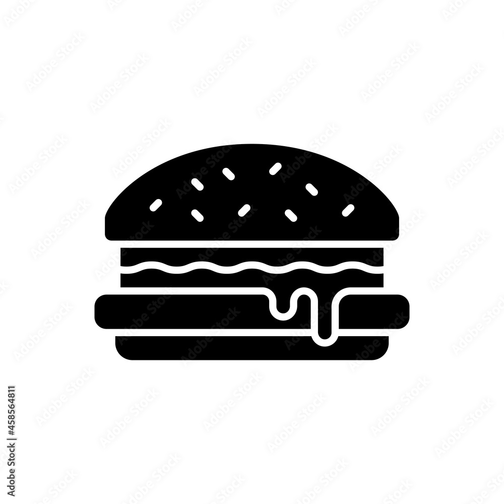 Burger icon vector. fast food illustration sign. hamburger symbol. cheeseburger logo. Burger icon vector. fast food illustration sign. hamburger symbol. cheeseburger logo.