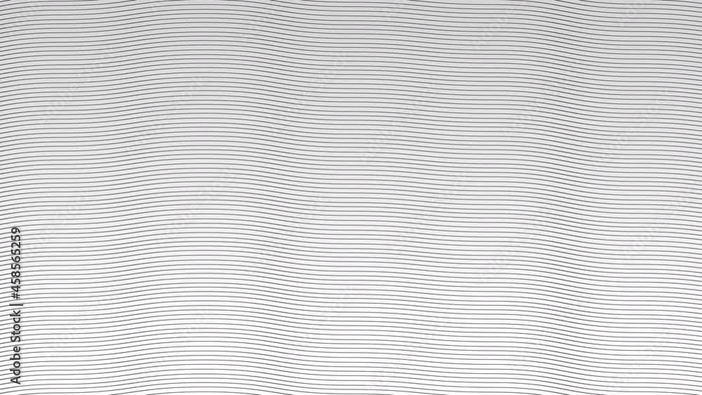 Fullscreen Big Wave Line Animation on White Background Fullscreen Big Wave Line Animation on White Background