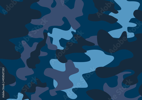 Blue camouflage pattern