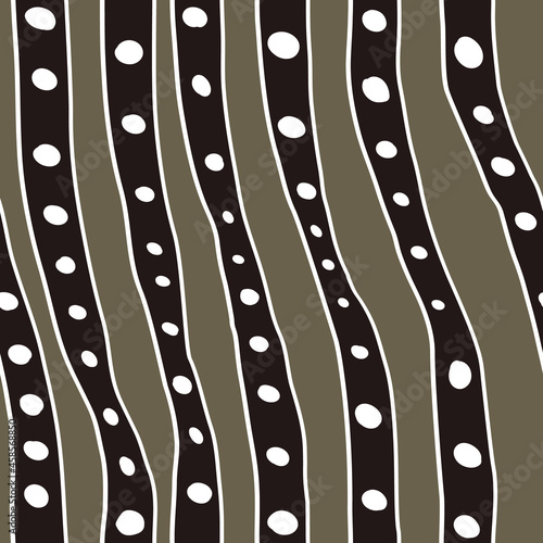 African Print Fabric. Vector Seamless Tribal Pattern. Traditional Ethnic Hand Drawn Ornament for your Design Cloth, Carpet, Rug, Wrap